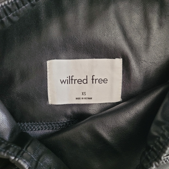 Aritzia Wilfred Free Daria Vegan Leather Leggings XS - Picture 4 of 6